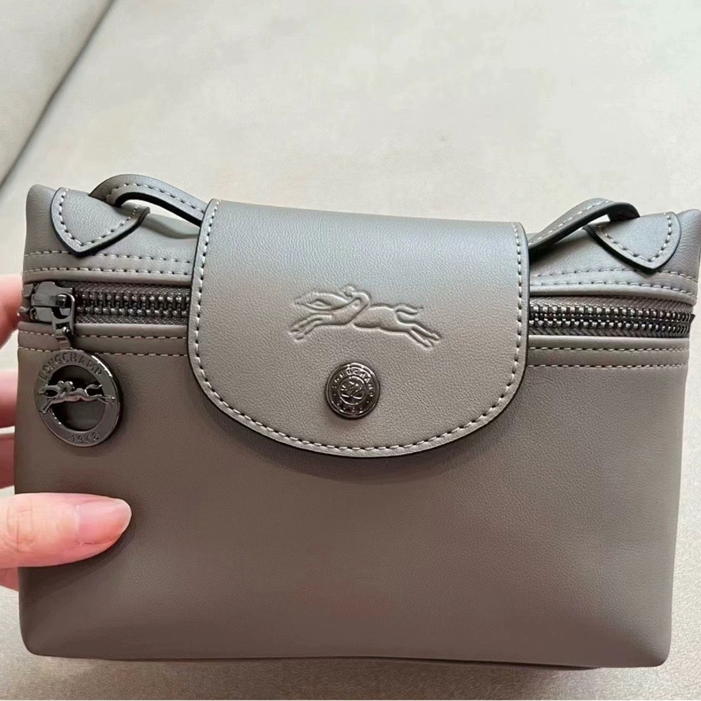 Longchamp Le Pliage Xtra XS Crossbody Bag in Gray - Picture 2 of 6